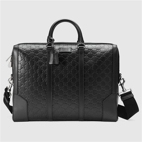 gucci black briefcase|men's leather briefcases business bags.